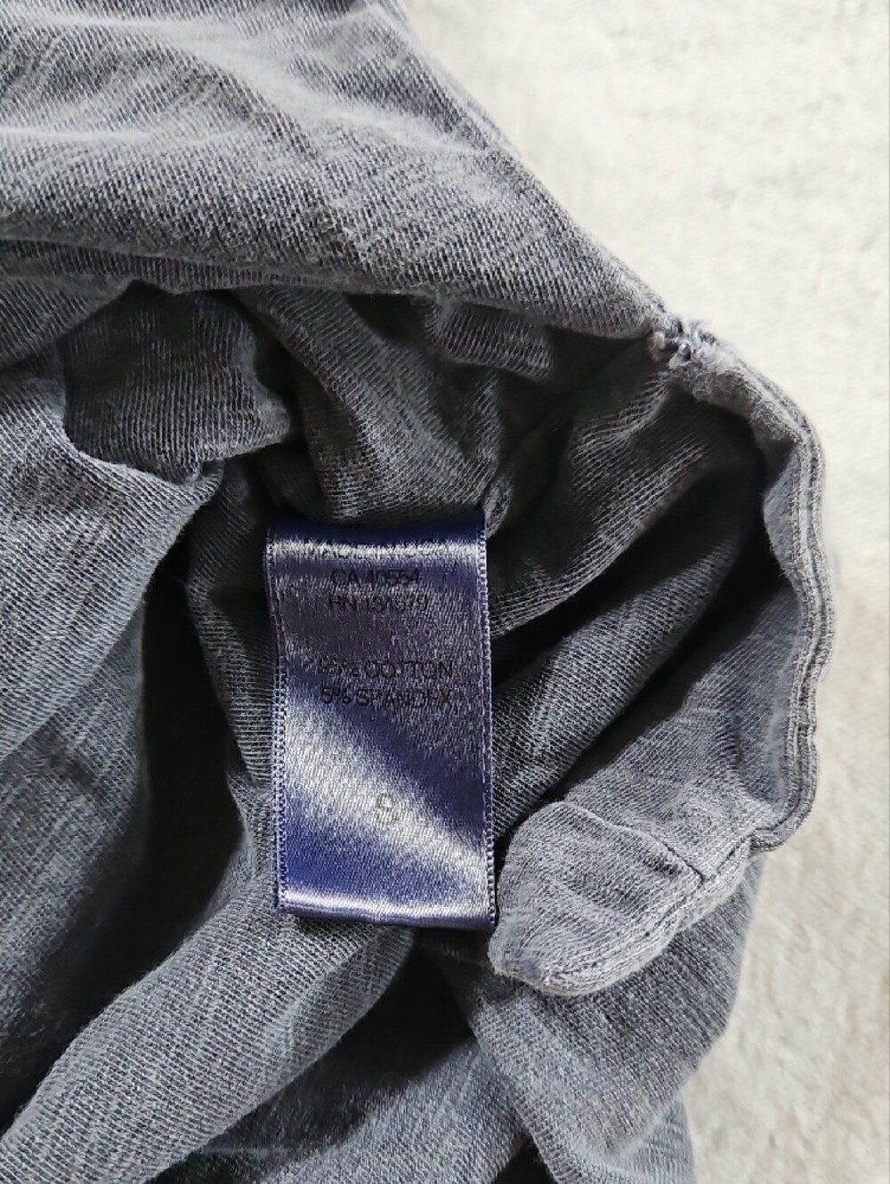 Sundry Charcoal Gray Ruched Tube Tank - Picture 3 of 4
